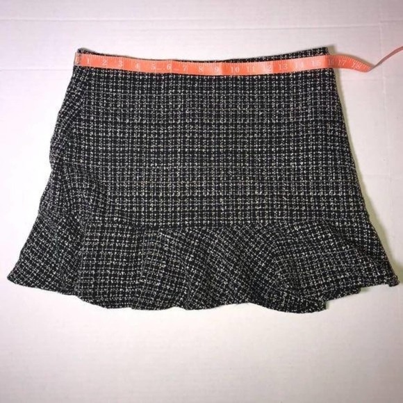 Vintage Charlotte Russe Tweed Skirt Juniors Size Large - Picture 7 of 8